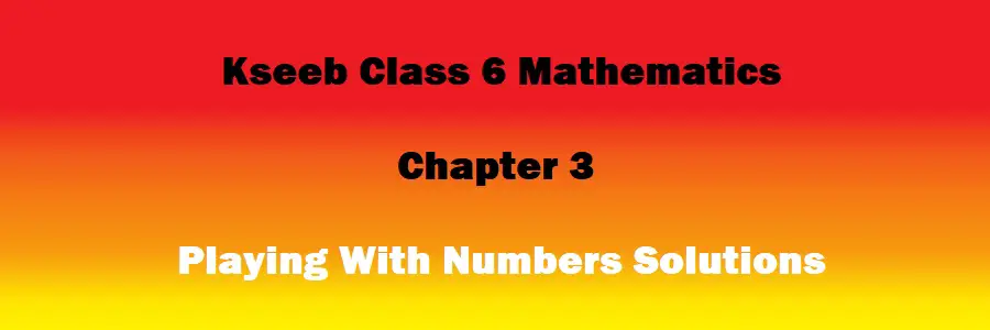 Chapter 3 Playing With Numbers