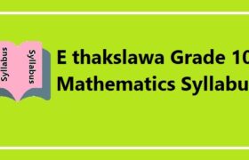 E thakslawa Grade 10 Mathematics Syllabus 2023 - 24