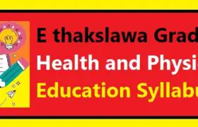 E thakslawa Grade 6 Health and Physical Education Syllabus